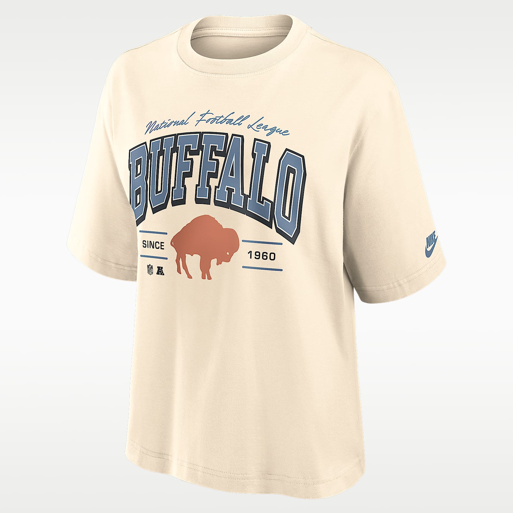Buffalo Bills Vintage Mod Boxy Women's Nike NFL T-Shirt. Nike.com